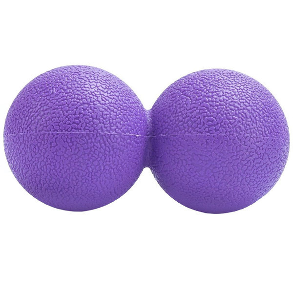 Мяч для МФР двойной 2х65мм (фиолетовый) 