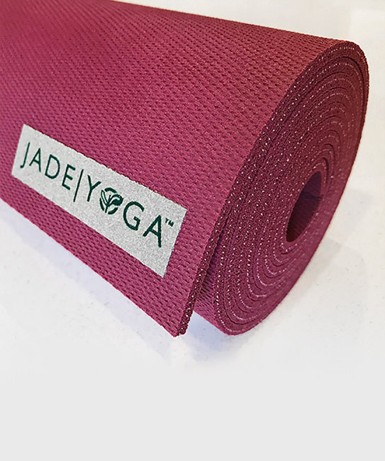 Коврик для йоги Jade Harmony Raspberry малиновый 5 мм