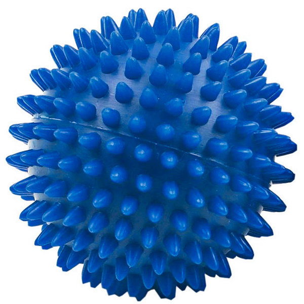 Мяч массажный синий полумягкий 9 см