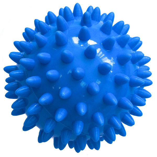 Мяч массажный синий полумягкий 7 см