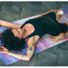 Коврик для йоги YogaDesignLab Travel  Breathe(каучук, микрофибра) 1 мм