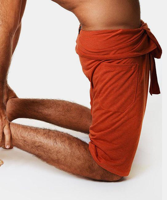 Шорты Мужские Yogi Thai Оранжевые, Funky Yoga