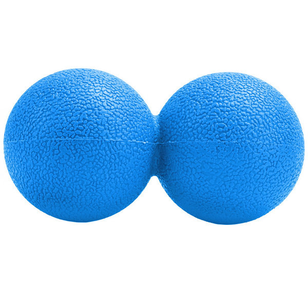 Мяч для МФР двойной 2х65мм (синий) 