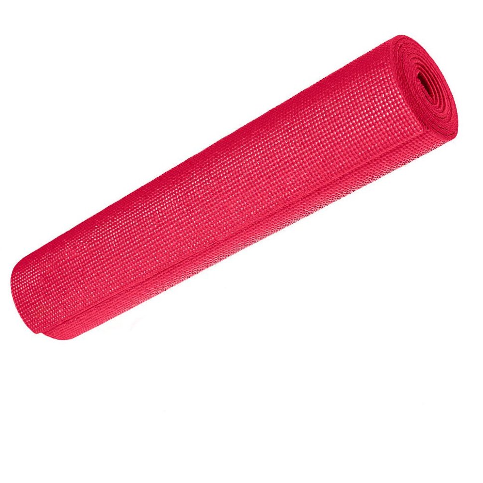 Коврик для йоги ПВХ 173х61х0,6 см (​красный)