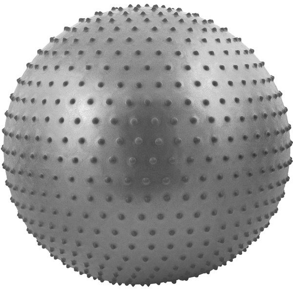 Мяч гимнастический Anti-Burst массажный 55 см (серый)