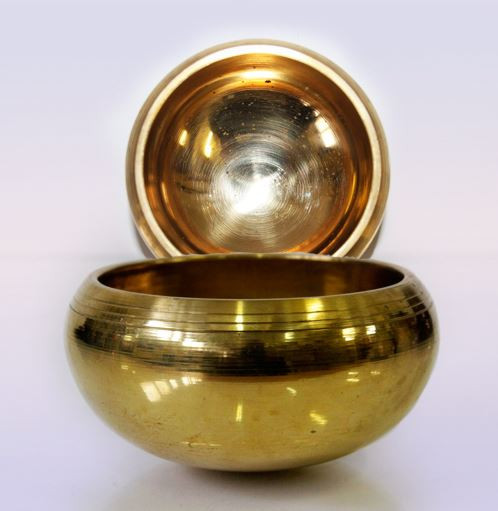 Чаша поющая  Gold 7 металлов вес 251г-400г d-8.5см Настройка 7 чакр ХРУПКОЕ
