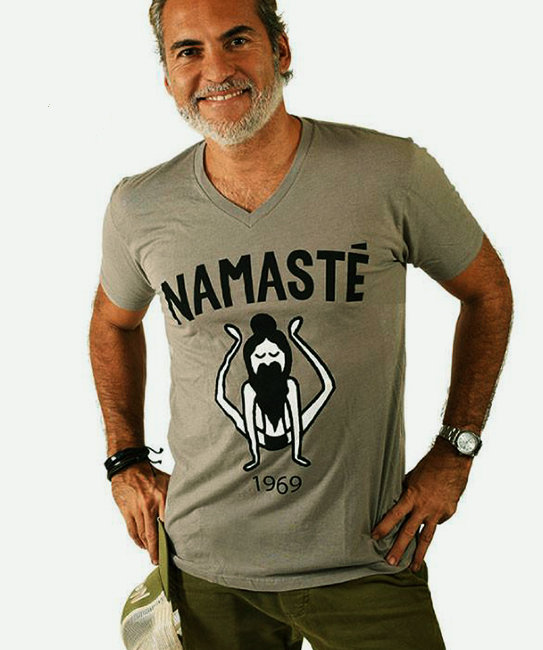 Мужская футболка Yogi Namaste, Funky Yoga