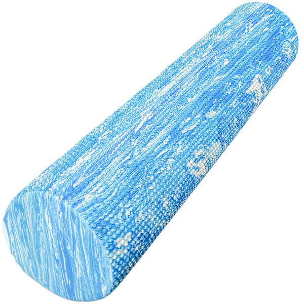 Ролик для йоги (голубой гранит) 60x15 см