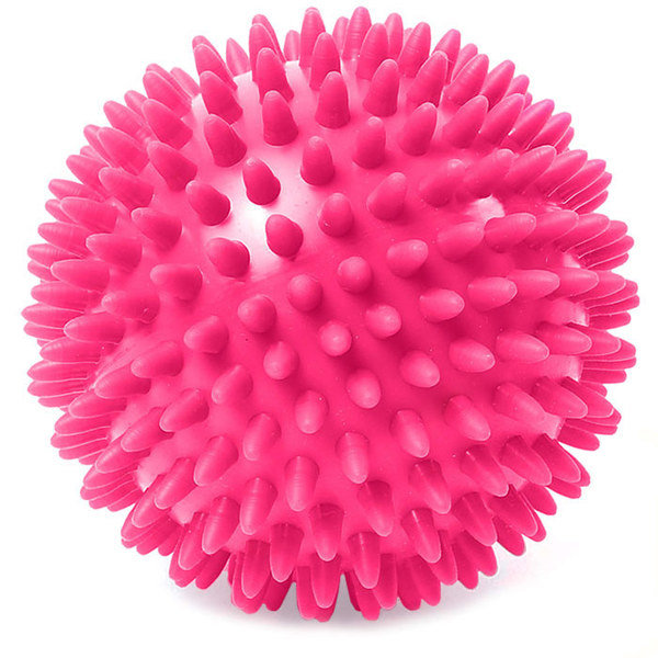 Мяч массажный розовый твердый 6 см
