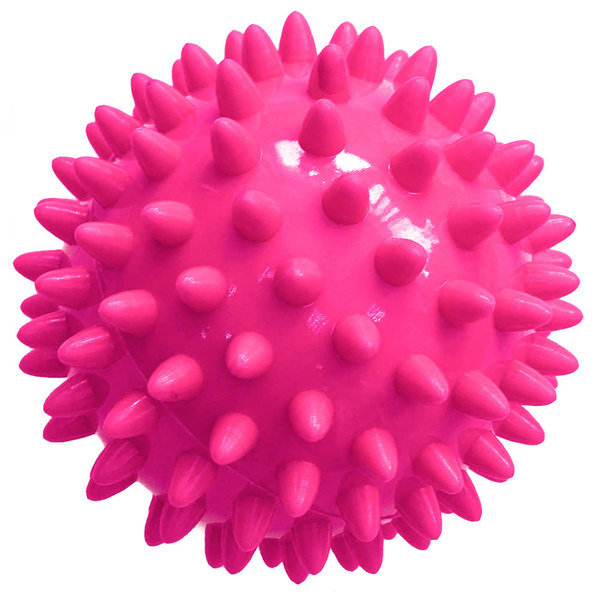 Мяч массажный розовый полумягкий 7 см