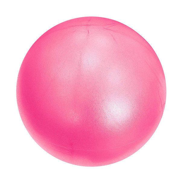 Мяч для йоги и пилатеса (ПВХ) 25 см (розовый)