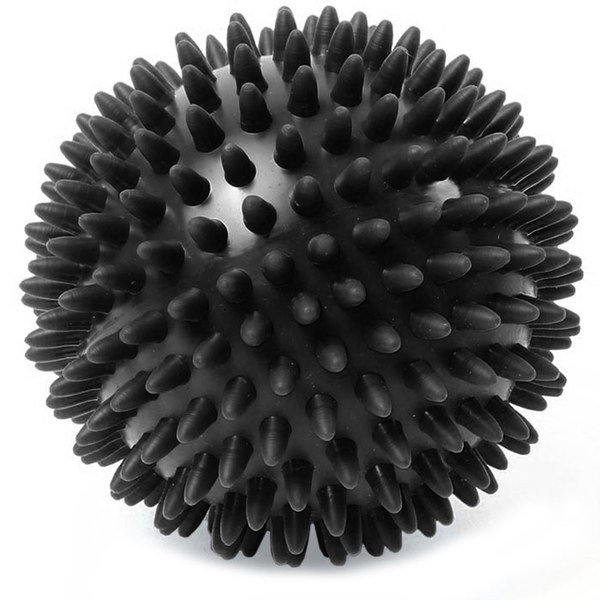 Мяч массажный черный твердый 6 см