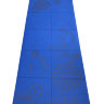 Коврик для йоги ПВХ 173Х61Х0,4 см синий с узором