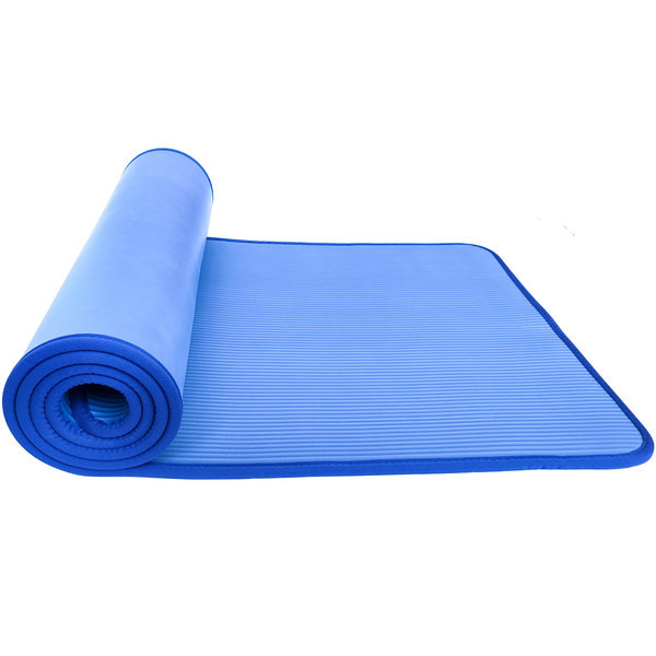 Коврик гимнастический НБК 183х61х1,0 см с кантом (синий)