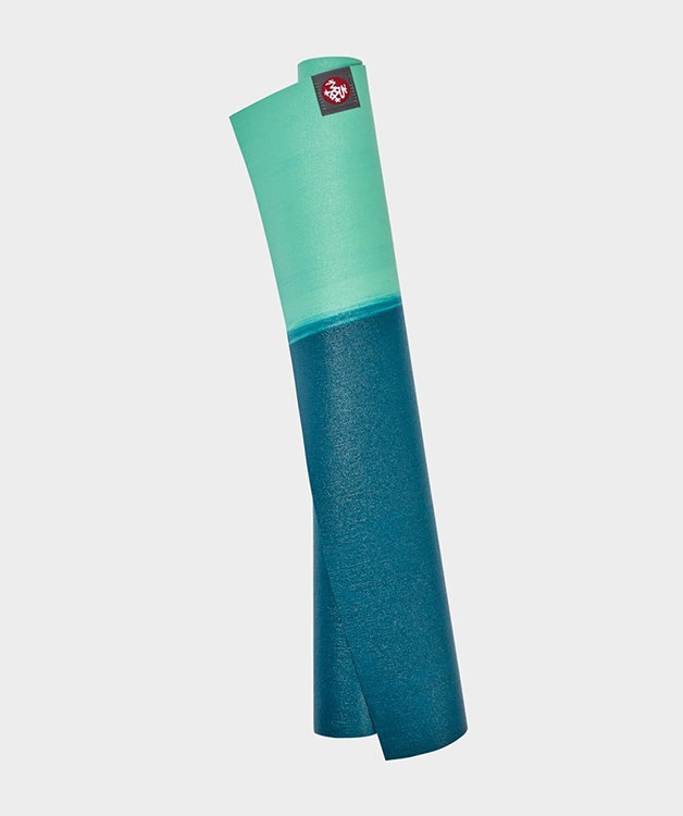 Коврик для йоги Manduka EKO Superlite Travel Bondi blue stripe (каучук) 1.5 мм