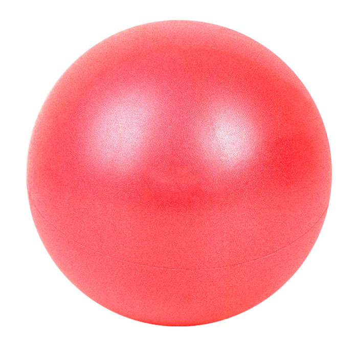 Мяч для пилатеса (ПВХ) 25 см (красный)