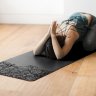 Коврик для йоги YogaDesignLab Infinity Mat Aadrika Charcoal (non-slip) 5 мм