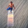 Коврик для йоги YogaDesignLab Travel Mat Sunset (каучук, микрофибра) 1 мм