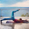Коврик для йоги YogaDesignLab Travel Mat Sunset (каучук, микрофибра) 1 мм