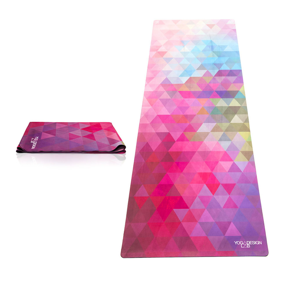 Коврик для йоги YogaDesignLab Travel Mat Tribeca Sand (каучук, микрофибра) 1 мм