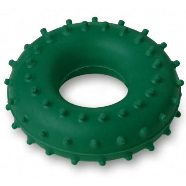 Эспандер кистевой Массажный, кольцо 20 кг (зеленый)