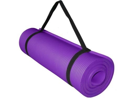 Коврик Универсальный НБК 183х61х1 см, фиолетовый с ремешком