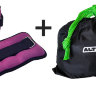 Утяжелители для ног "ALT Sport" (2х1,5кг) (нейлон) в сумке (фуксия)