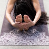 Коврик для йоги YogaDesignLab Travel Mat Mandala Black (каучук, микрофибра) 1 мм