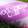 Коврик для йоги YogaDesignLab Combo Mat Chevron Grey (каучук, микрофибра) 3,5 мм