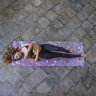 Коврик для йоги YogaDesignLab Commuter Mat Fantessa (каучук, микрофибра) 1,5 мм