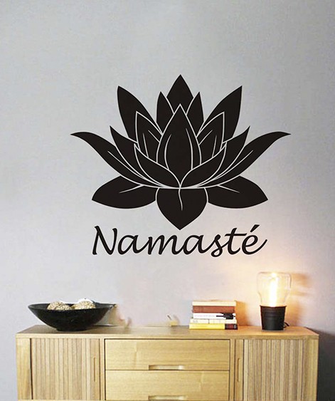 Наклейка виниловая Namaste #3 58х48 см