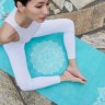 Коврик для йоги YogaDesignLab Commuter Mat Mandala Turquoise (каучук, микрофибра) 1,5 мм
