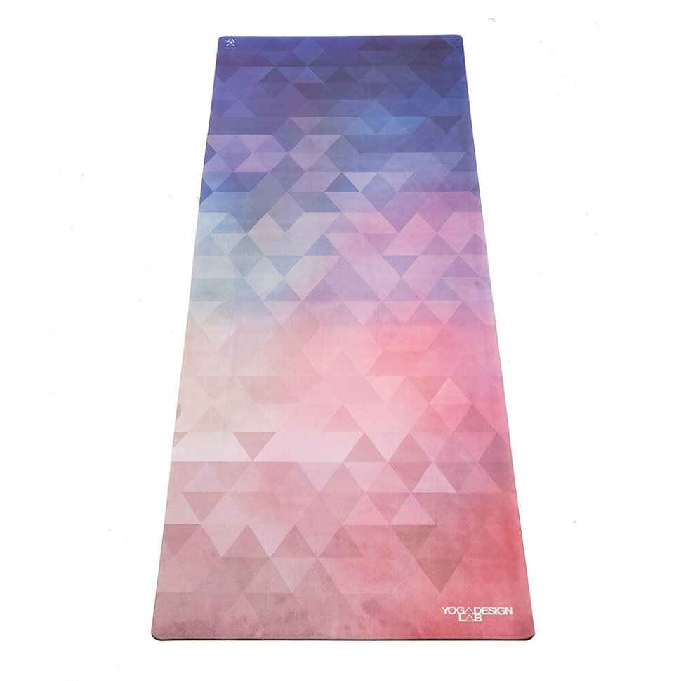 Коврик для йоги YogaDesignLab Commuter Mat Tribeca Love (каучук, микрофибра) 1,5 мм