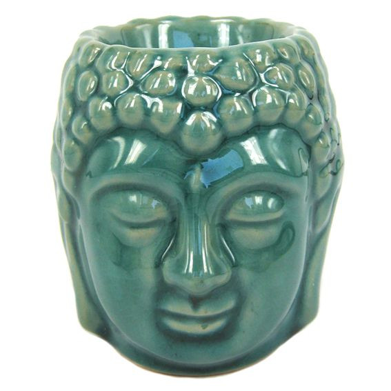 M673-04 Аромалампа Голова Будды, 8х8см, керамика