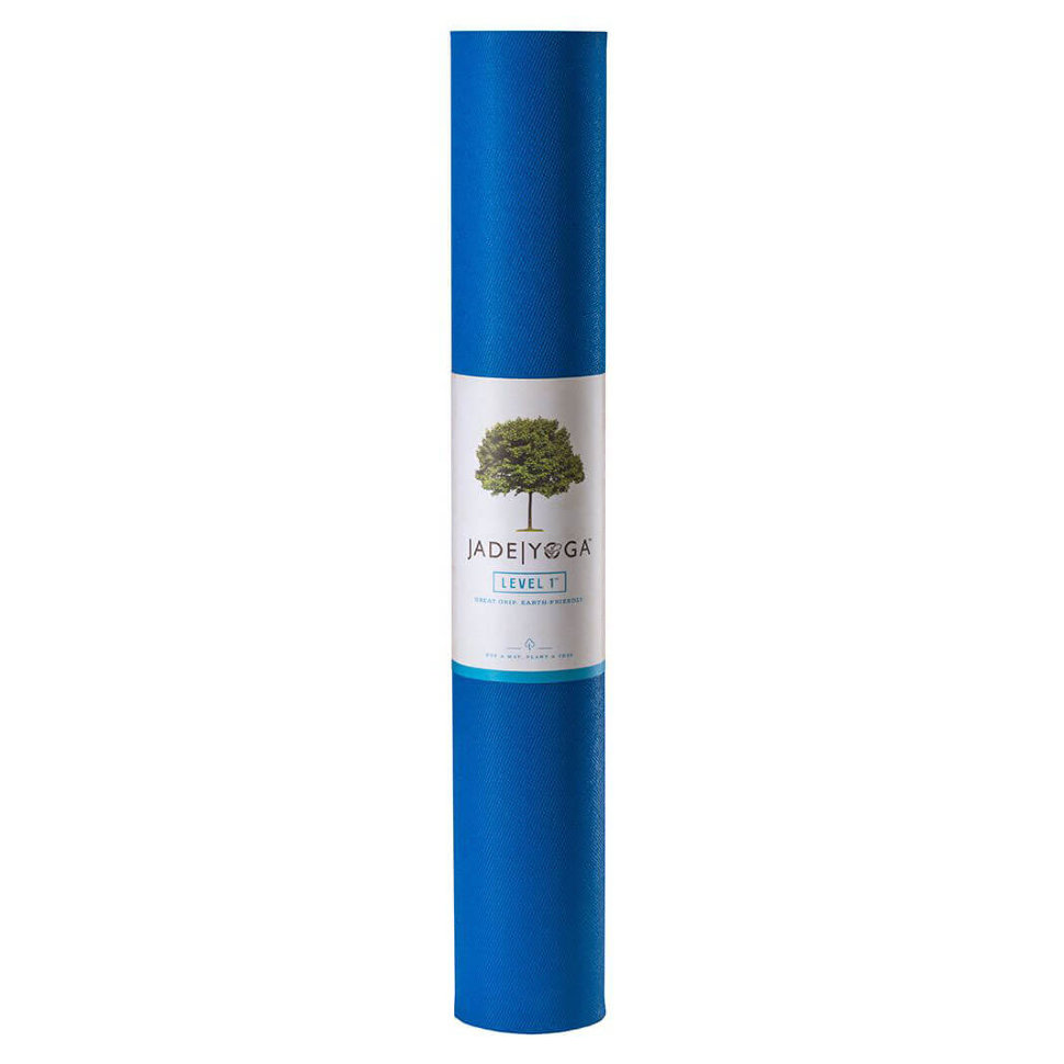 Коврик для йоги Jade Level 1 Blue (0.4cm x 60cm x 173cm)