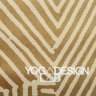 Коврик для йоги YogaDesignLab Travel Mat Optical Gold (каучук, микрофибра) 1 мм
