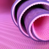Коврик для йоги TPE розово-фиолетовый 6мм