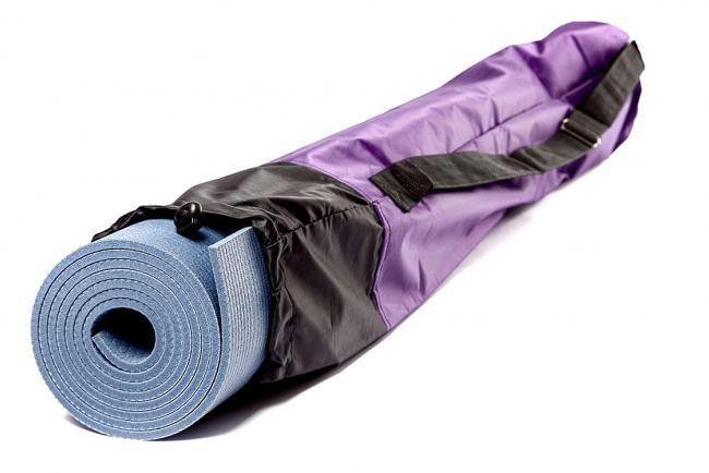 Чехол для коврика однотонный фиолетовый, 80 см