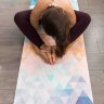 Коврик для йоги YogaDesignLab Travel Mat Tribeca Flow (каучук, микрофибра) 1 мм