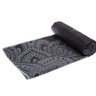 Полотенце для йоги Grip Mat Towel Mandala Black, 61 x 183 см