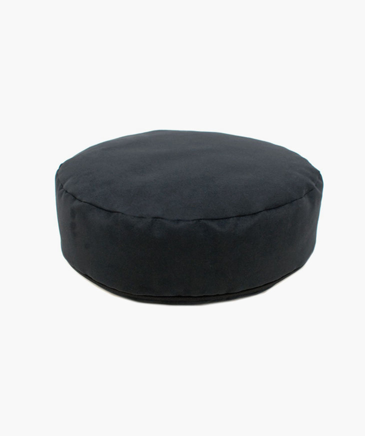 Подушка для медитации Shakti черная 35 х 10 см