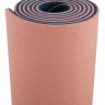 Коврик для йоги 183*61*0,6 см розово-синий