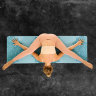 Коврик для йоги YogaDesignLab Infinity Mandala Aqua (каучук) 5 мм
