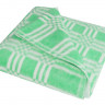Одеяло байковое 212 х 140 см, зеленая клетка