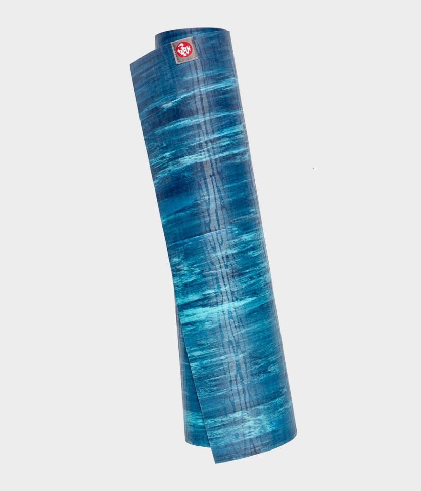 Коврик для йоги Manduka EKO 5 mm Pacific Blue Marbled (каучук) 5мм