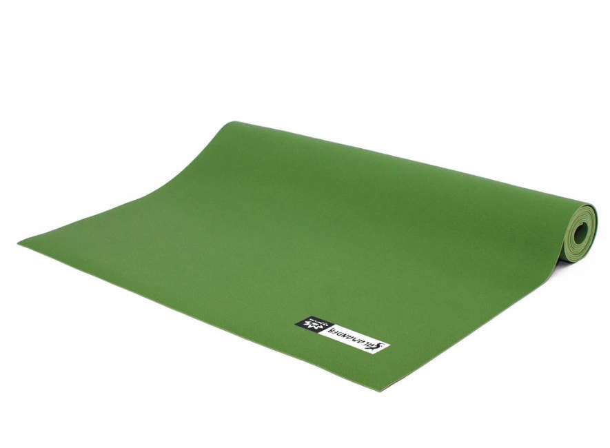 Зеленый коврик для йоги Salamander Slim 200*60*0.2