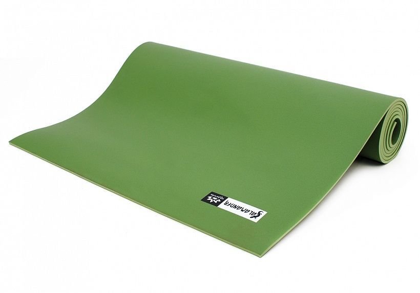 Зеленый коврик для йоги Salamander Comfort 185х60х0,6 см