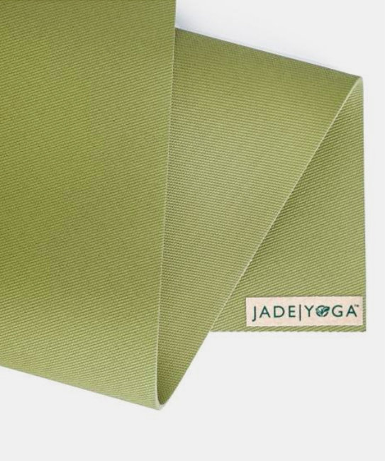 Коврик для йоги Jade Voyager Olive оливковый 1.6 мм
