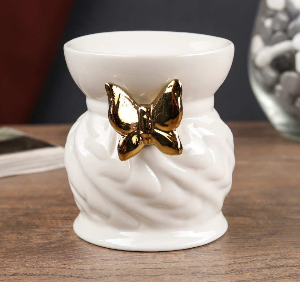 Аромалампа керамика "Золотая бабочка"