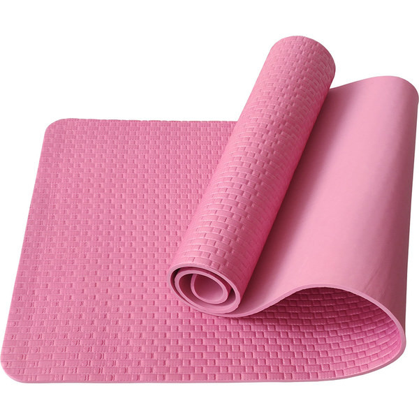 Коврик для йоги и фитнеса ЭВА 183*61*0,7 см (розовый)